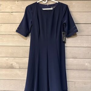 Jessica Howard Classic Navy Midi Dress